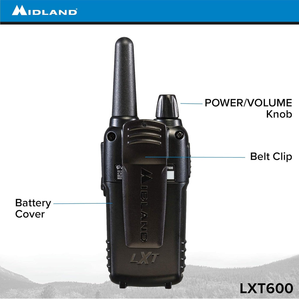 36 Channel FRS Two-Way Radio Black Pack of 12 S79164