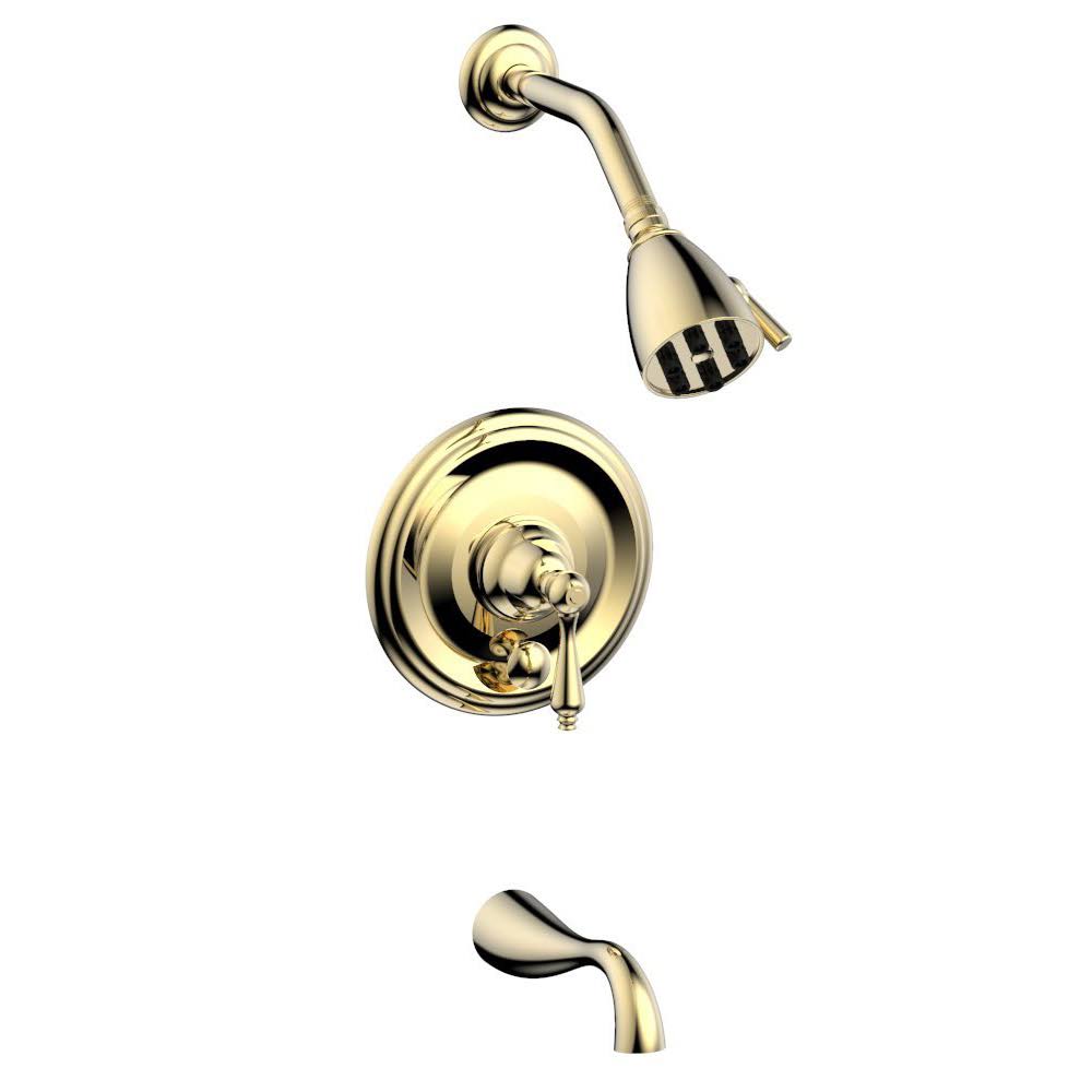 Satin Nickel Pressure Balance Tub and Shower Set T665328