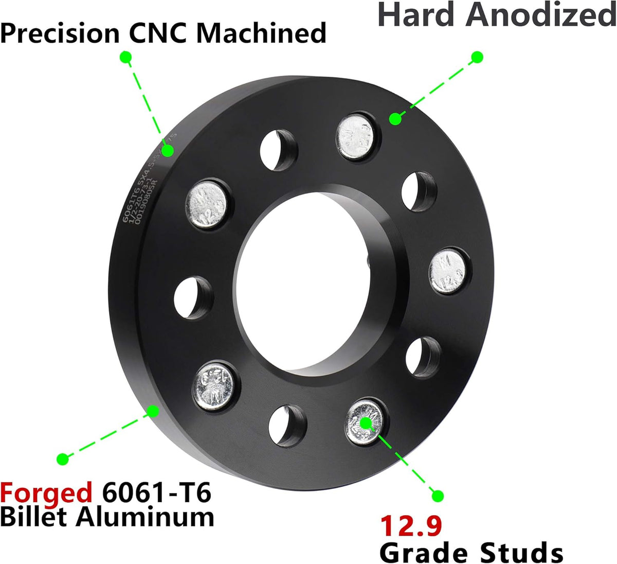5x4.5 to 5x4.75 Wheel Adapters, 1 inch, 73mm Hub Bore S193472