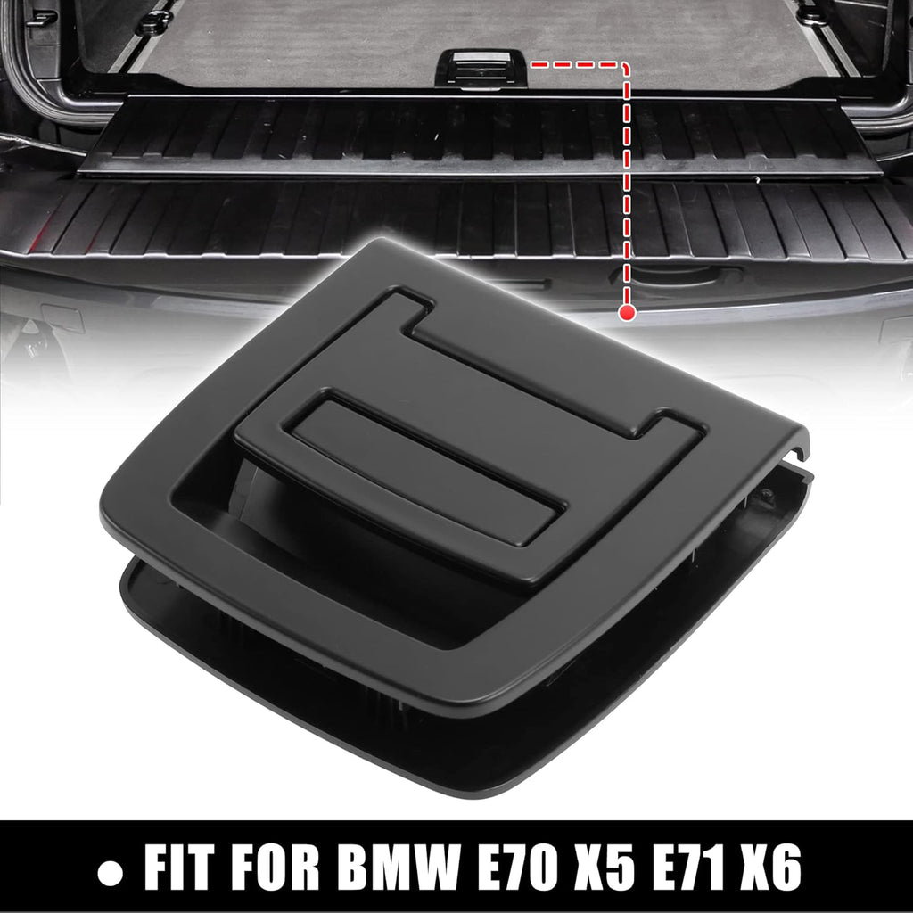 Black Rear Trunk Mat Carpet Handle G4349