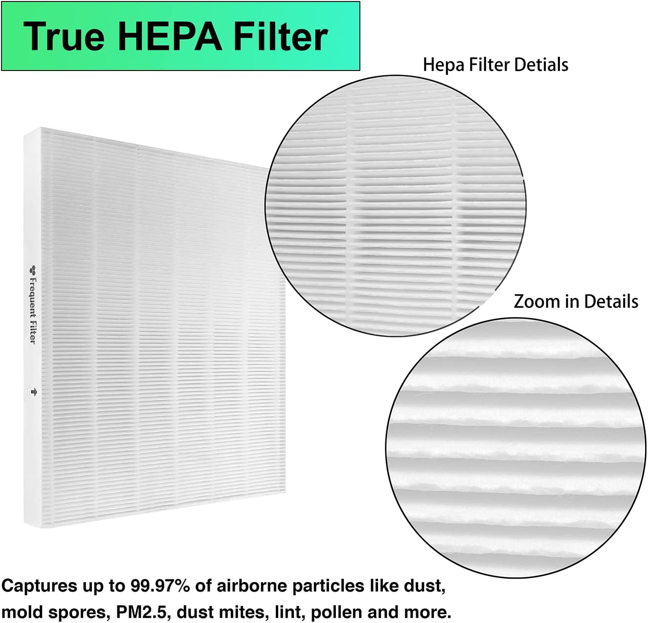 Filter Replacement Pack of 2 for Winix C545 Air Purifier U324486