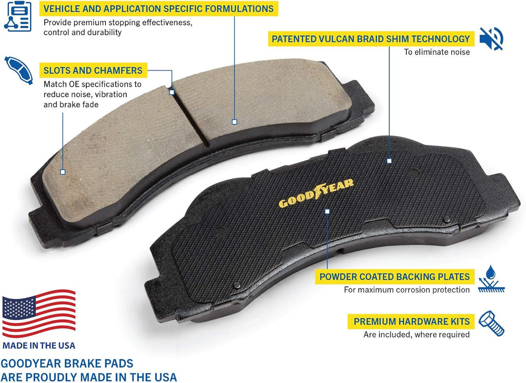 Front Brake Kit Calipers Rotors Ceramic Pads H411726
