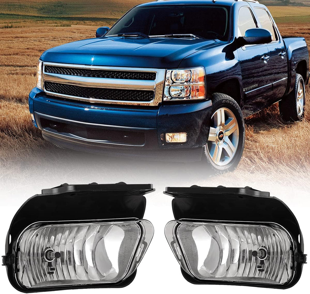 Fog Lights Pack of 2 with H10 12V42W Halogen Bulb Clear Lens O435