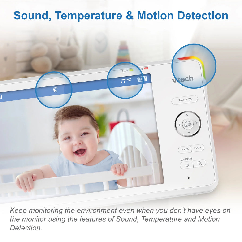5" Smart Wi-Fi 1080p Pan & Tilt Video Baby Monitor T901
