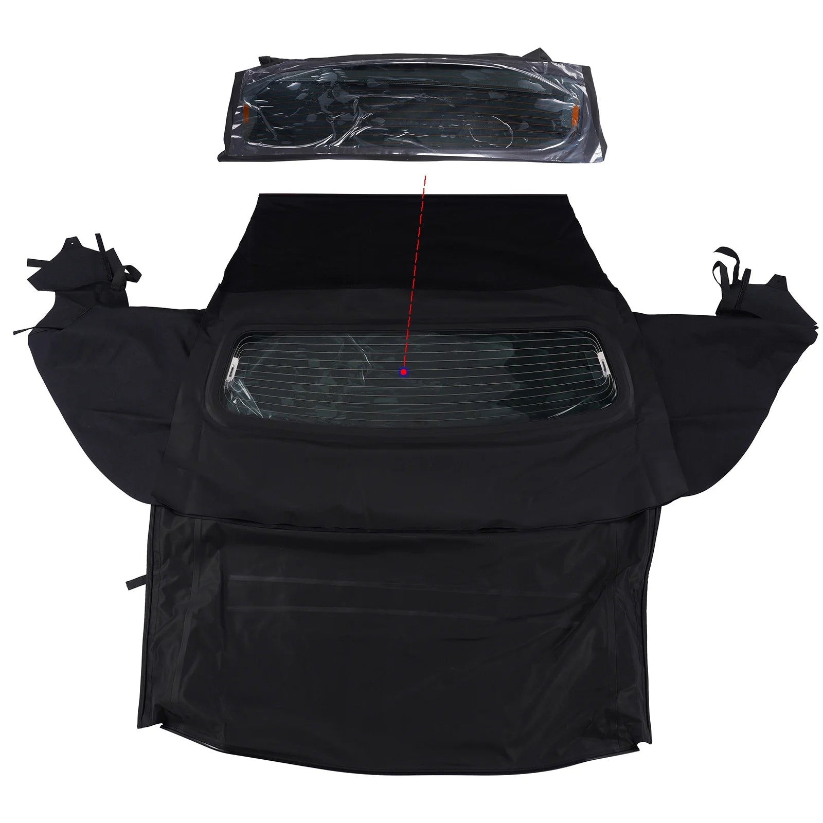 Black Convertible Top with Heated Glass Window I475448
