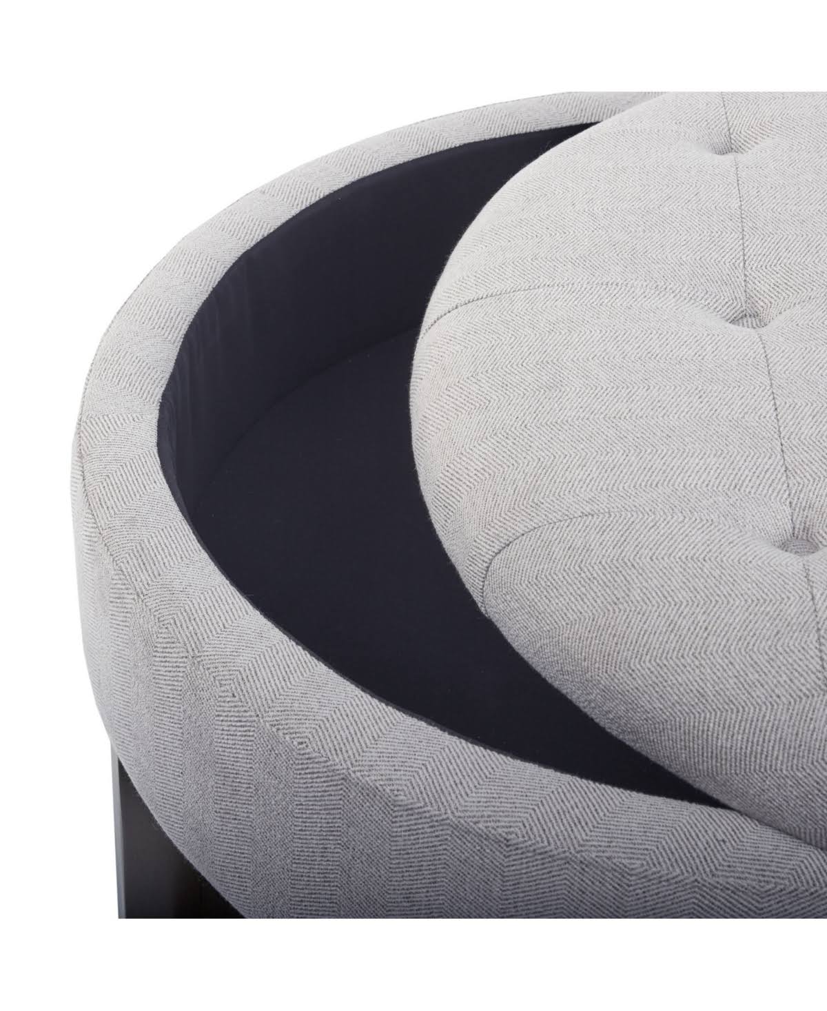 Round Storage Ottoman L197