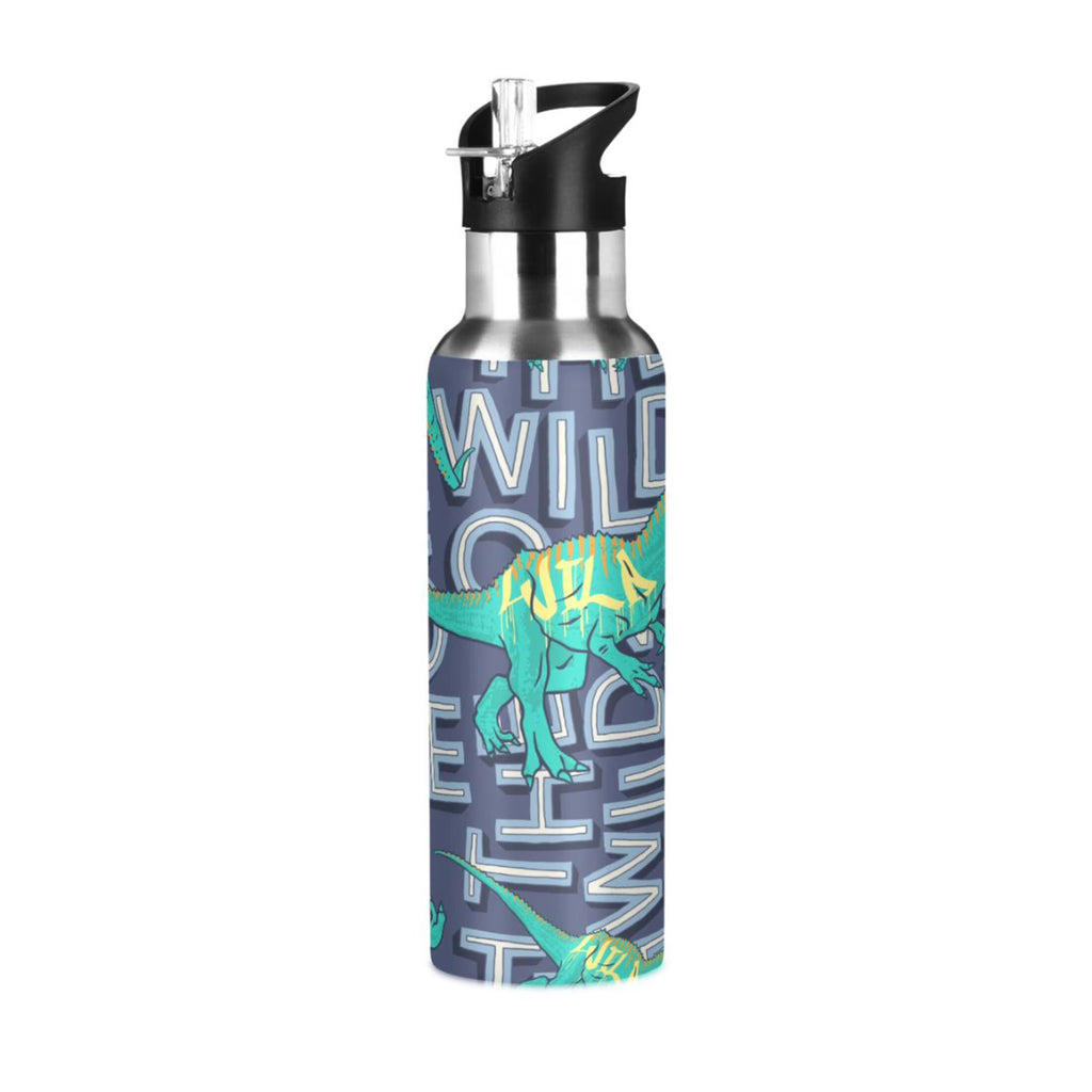 Stainless Steel Insulated Water Bottle with Straw Lid B398749