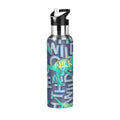 Stainless Steel Insulated Water Bottle with Straw Lid B398749