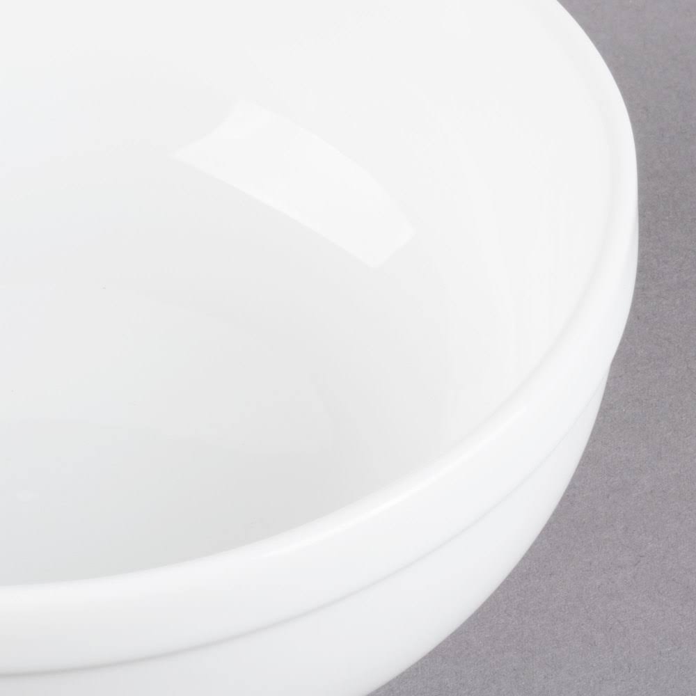 19.5 oz. Alpine White Porcelain Nappie Bowl Z3157