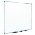 Porcelain Magnetic Whiteboard 8 x 4 Silver Aluminum K352