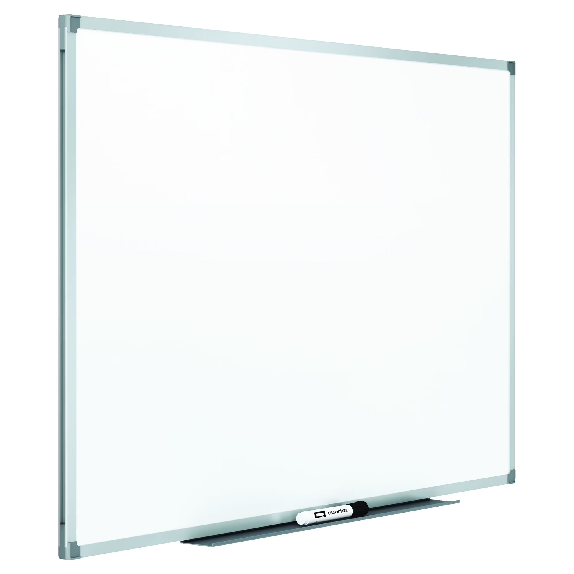 Porcelain Magnetic Whiteboard 8 x 4 Silver Aluminum K352