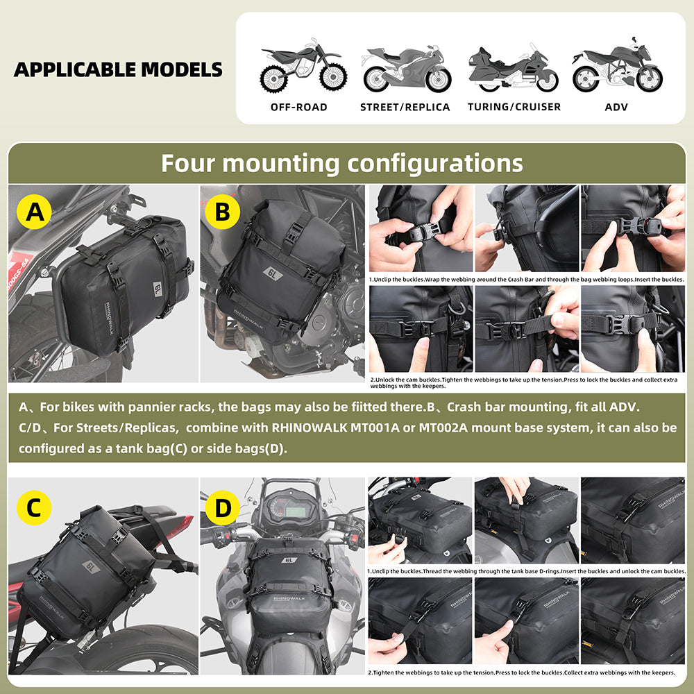 Waterproof Motorcycle Bag Y631261