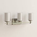 3 - Light Armed Sconce Satin Nickel T94918