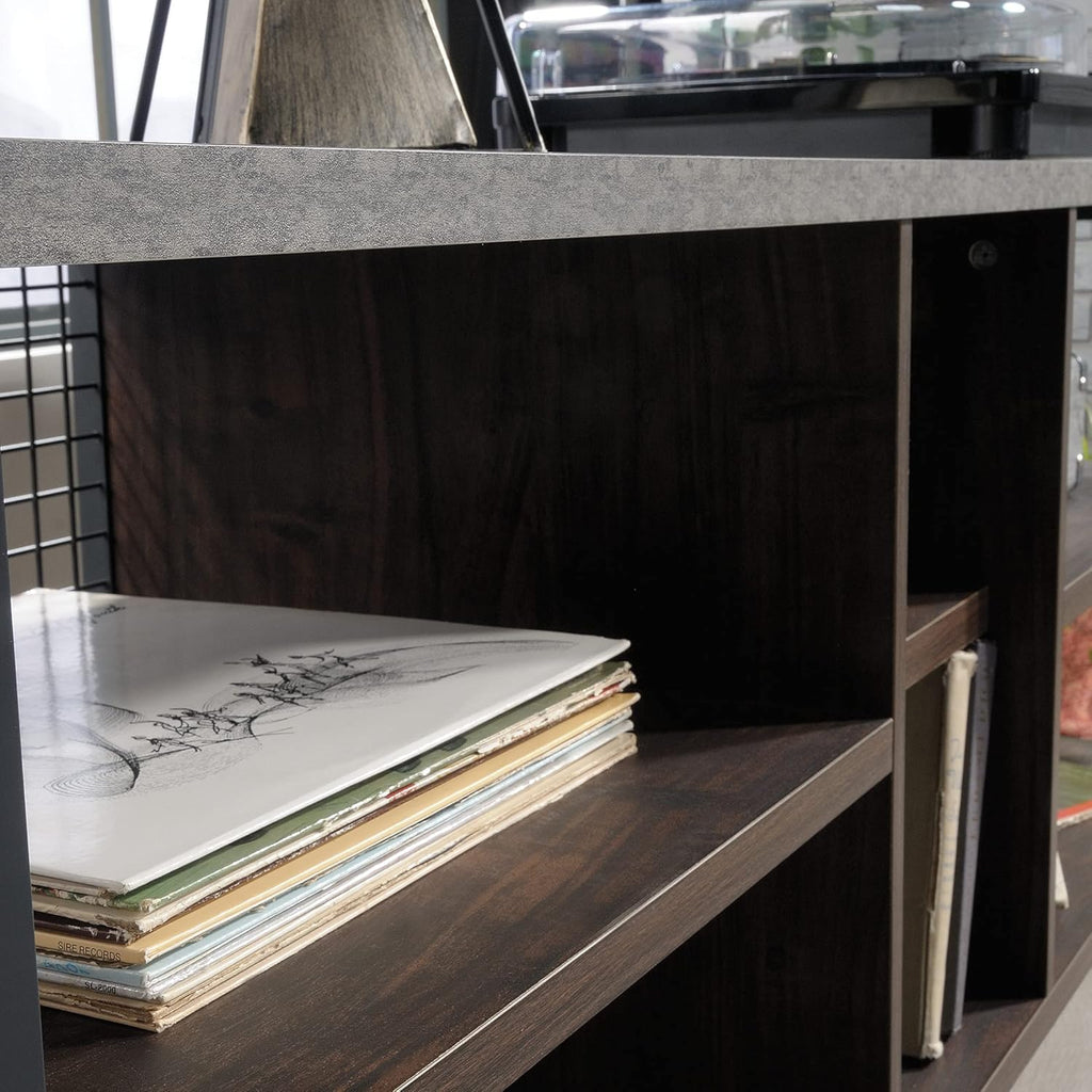 Credenza for TVs up to 60", Rich Walnut Finish W762