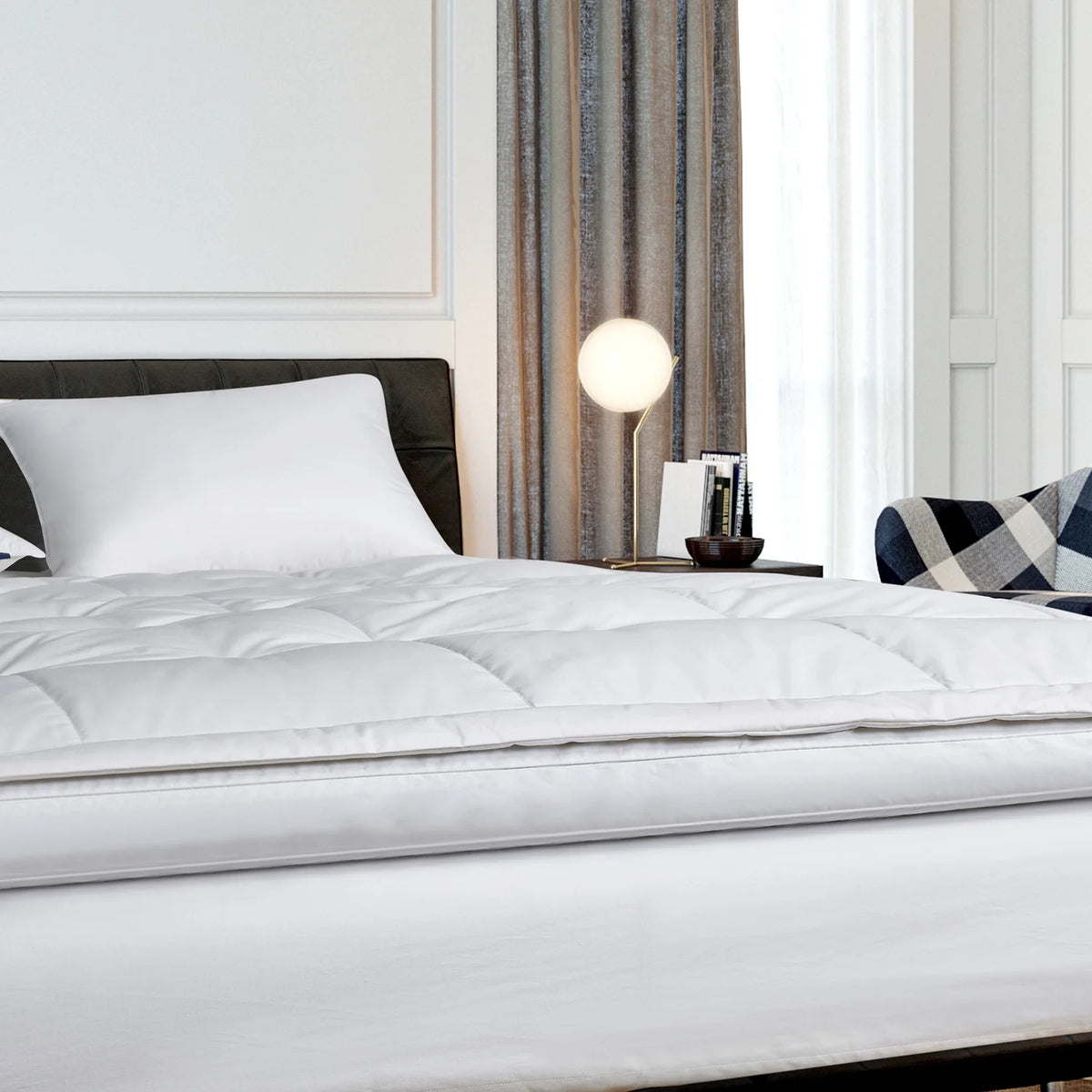 Feather And Down Fiber Top Featherbed T571