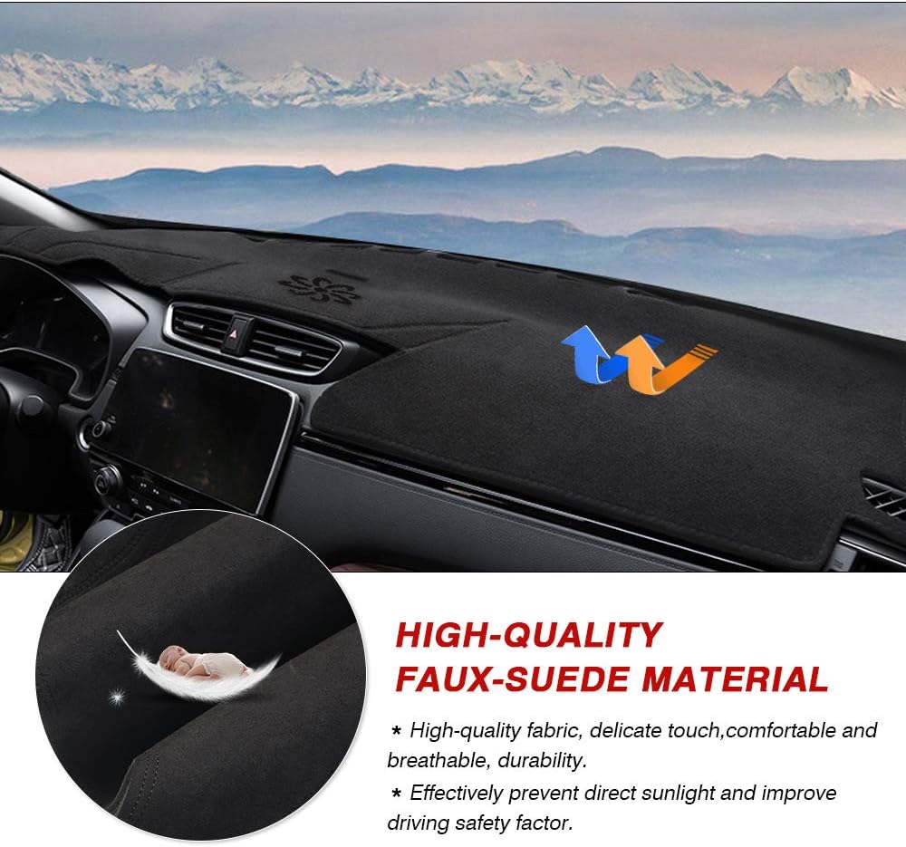 Suede Dash Mat Cover for Honda CR-V 2017-2022 H6781