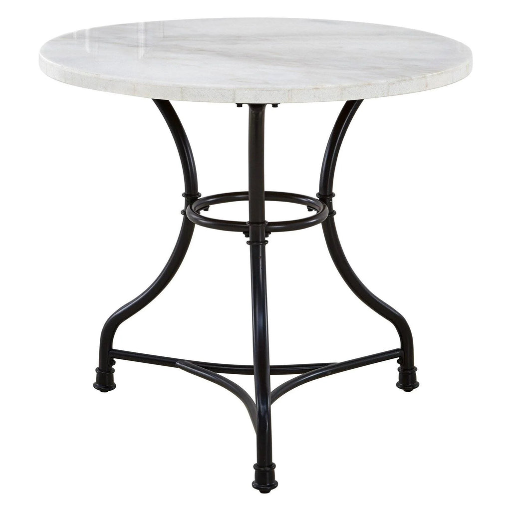 Round Marble Top Cafe Dining Table Y8442