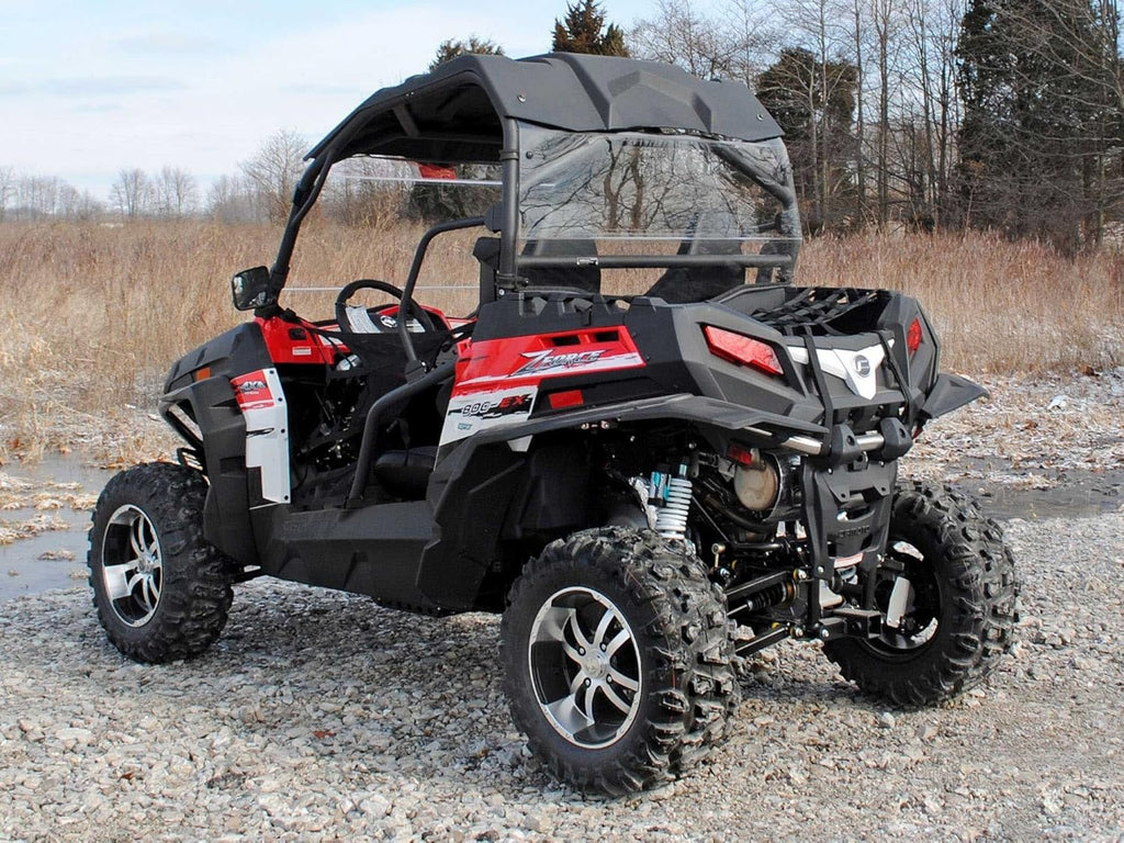 Heavy-Duty Rear Windshield, 1/4 Thick Clear Polycarbonate Y666