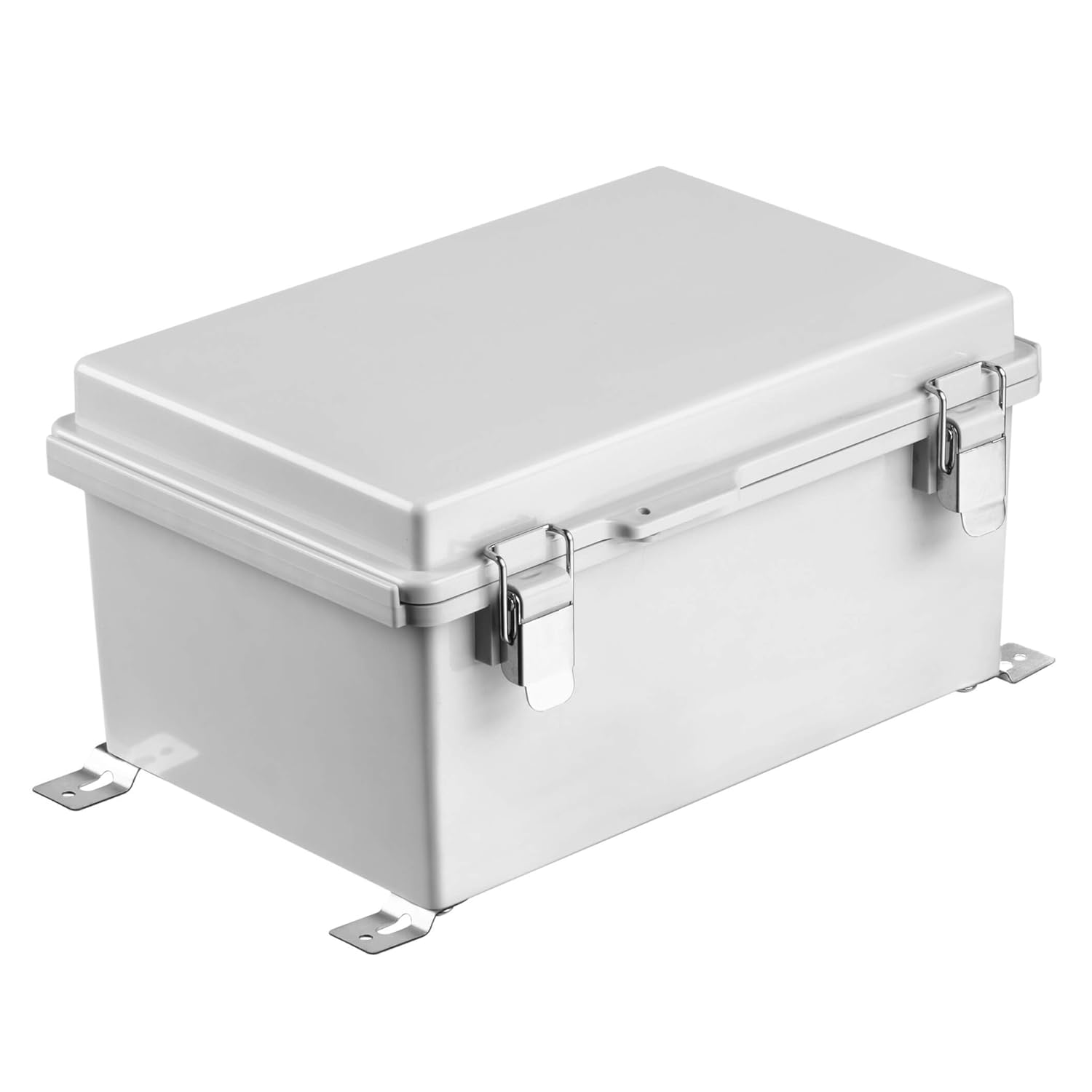 Junction Box, Hinged Cover, IP67 Waterproof Plastic Enclosure, Pack of 2 O6772