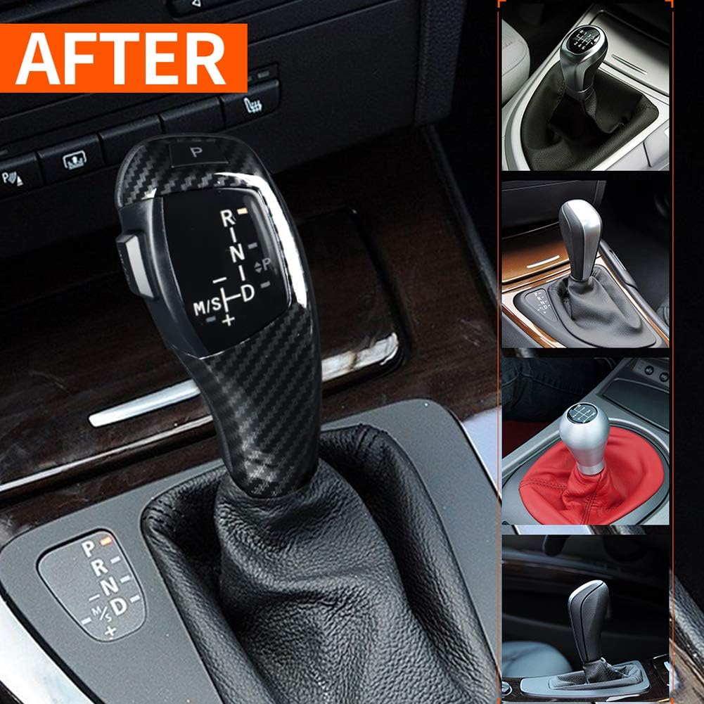 Carbon Fiber Style LED Gear Shift Knob Retrofit Kit C47183