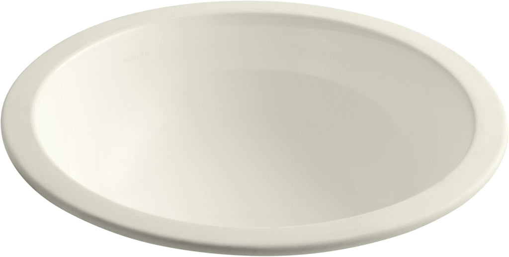 White Undercounter Bathroom Sink Y796