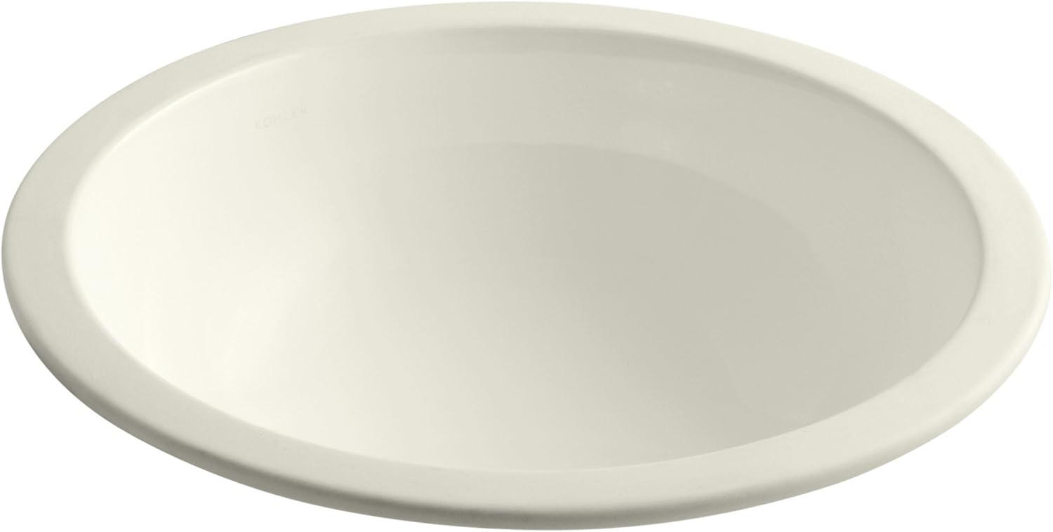 White Undercounter Bathroom Sink Y796