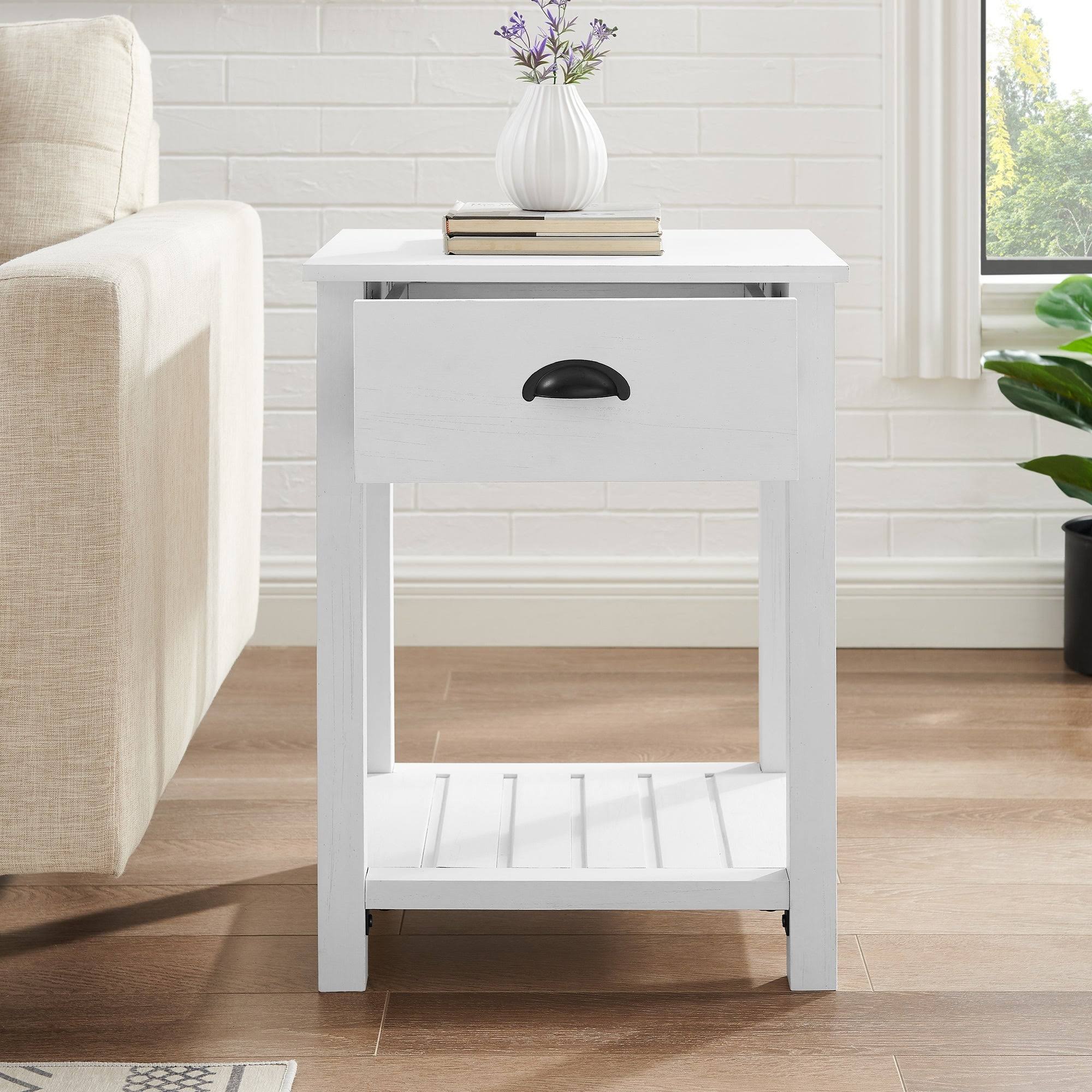 18-inch One-Drawer Side Table W568
