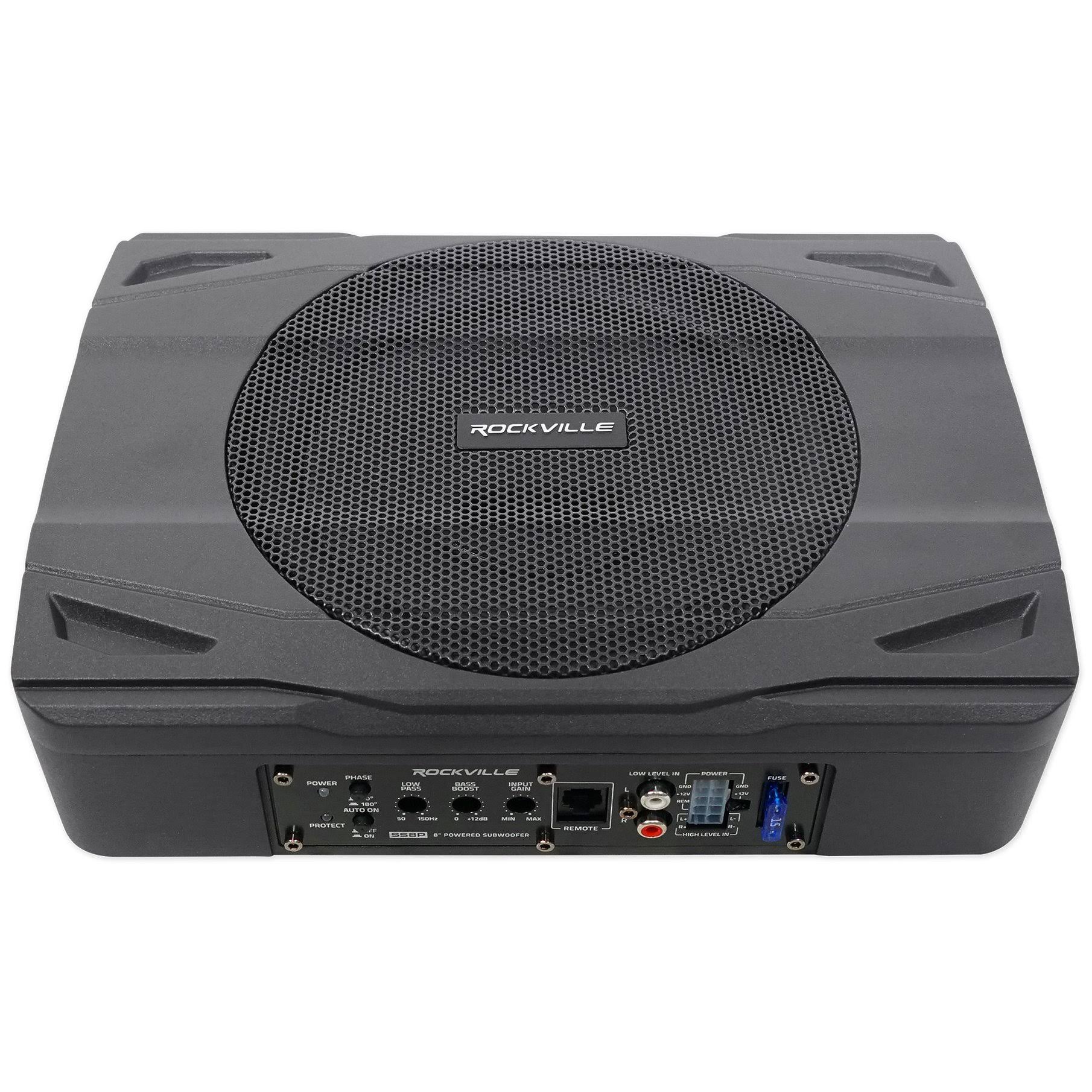 400 Watt Slim Powered Car Subwoofer with Amp G27640