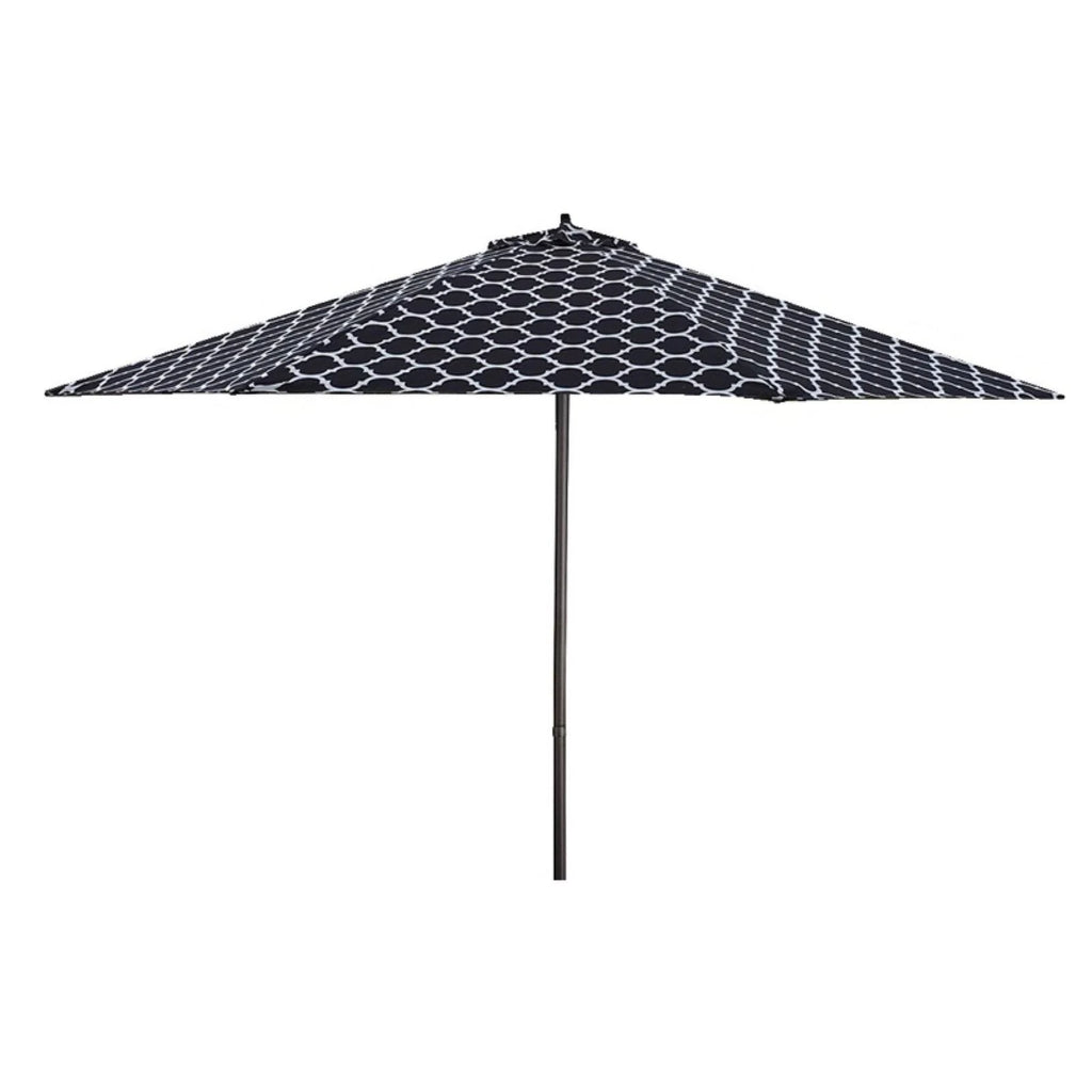 Black/White Moroccan Pattern Patio Umbrella W3717