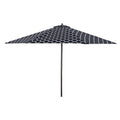 Black/White Moroccan Pattern Patio Umbrella W3717