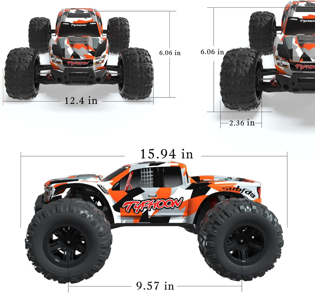 1:10 Scale 4WD Waterproof RC Monster Truck T58522
