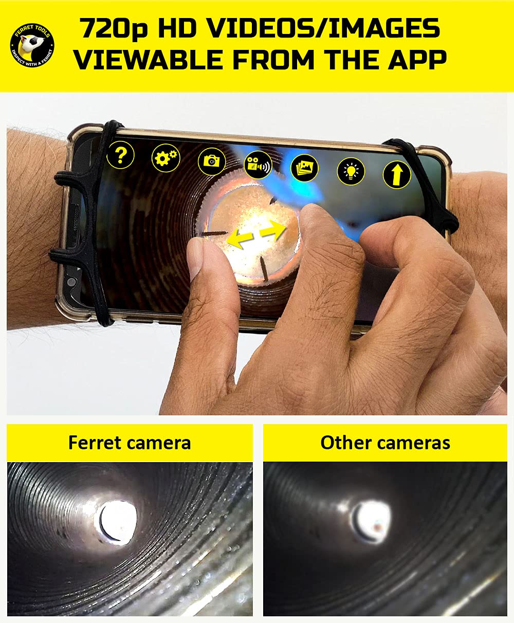 Wireless Inspection Camera with 720p HD, IP67 Rated N5935