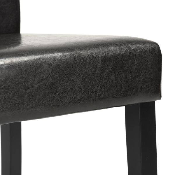 Brown PU Side Dining Chair (Set of 2) F8369