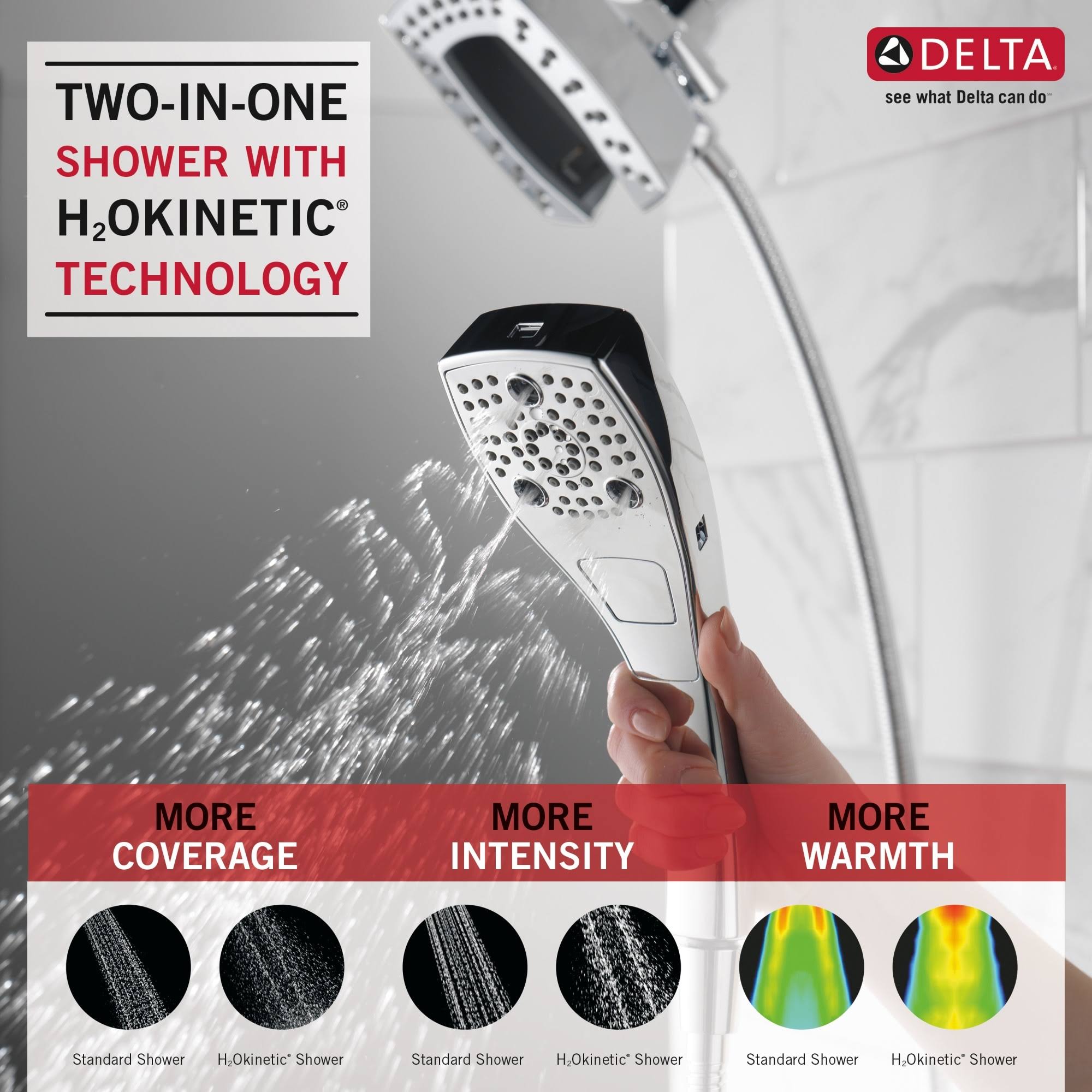 Chrome 2-in-1 Shower Head U544