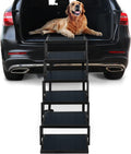 Foldable Aluminum 6 Step Dog Stairs with Nonslip Surface H899403