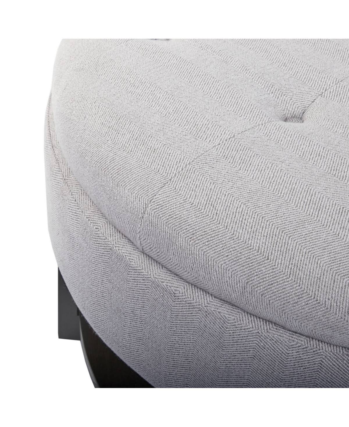 Round Storage Ottoman L197