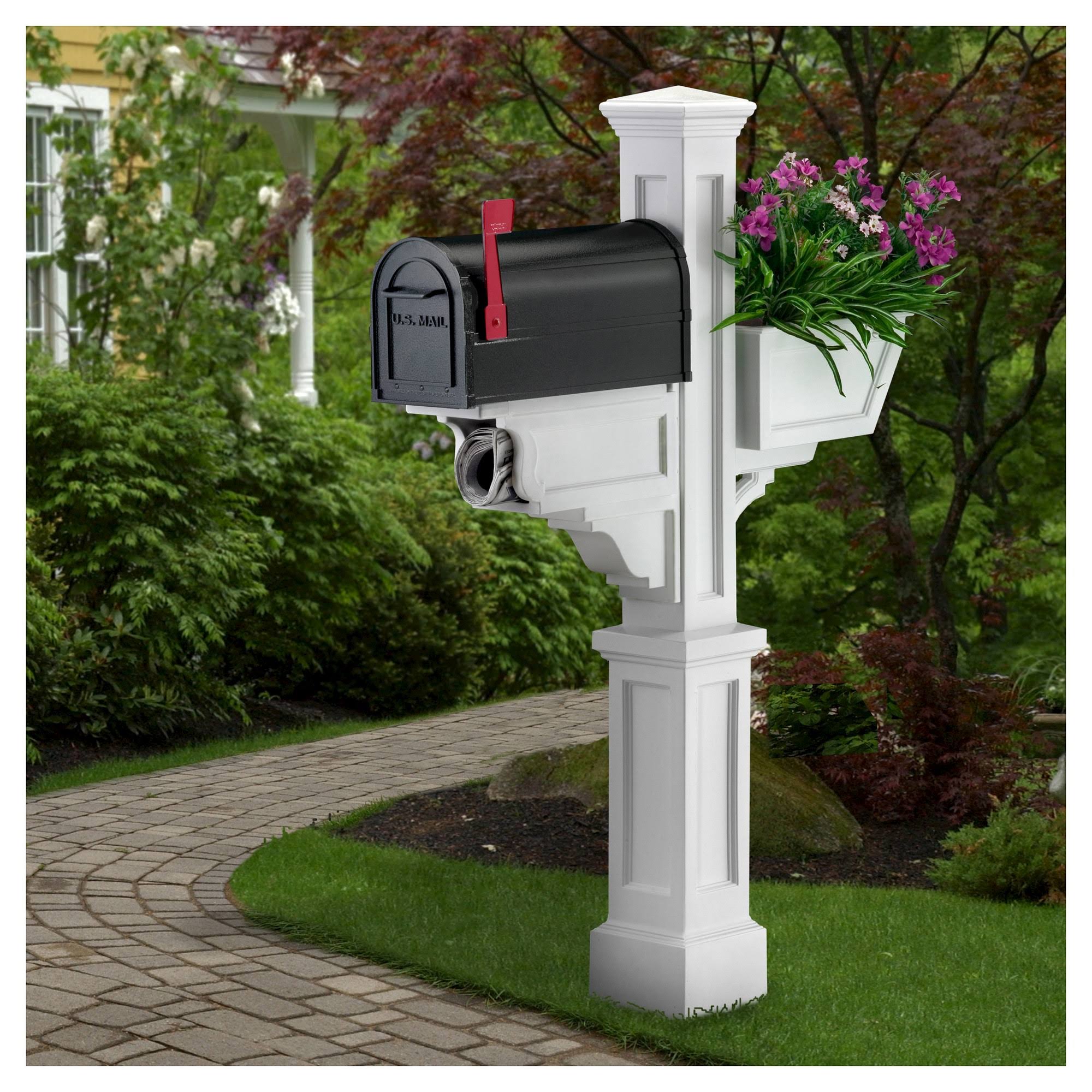 White Mail Post V805