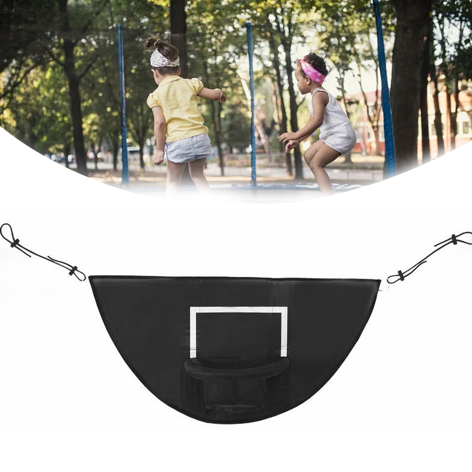 Black Trampoline Basketball Hoop Toy Set G683