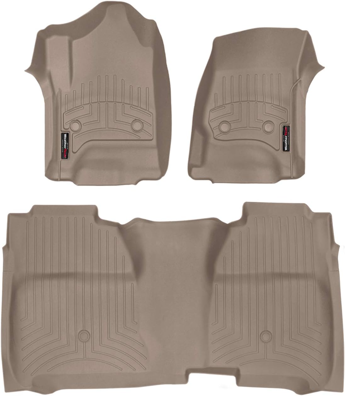 Custom Fit FloorLiner for Silverado/Sierra Crew Cab - 1st & 2nd Row (Grey) N971424
