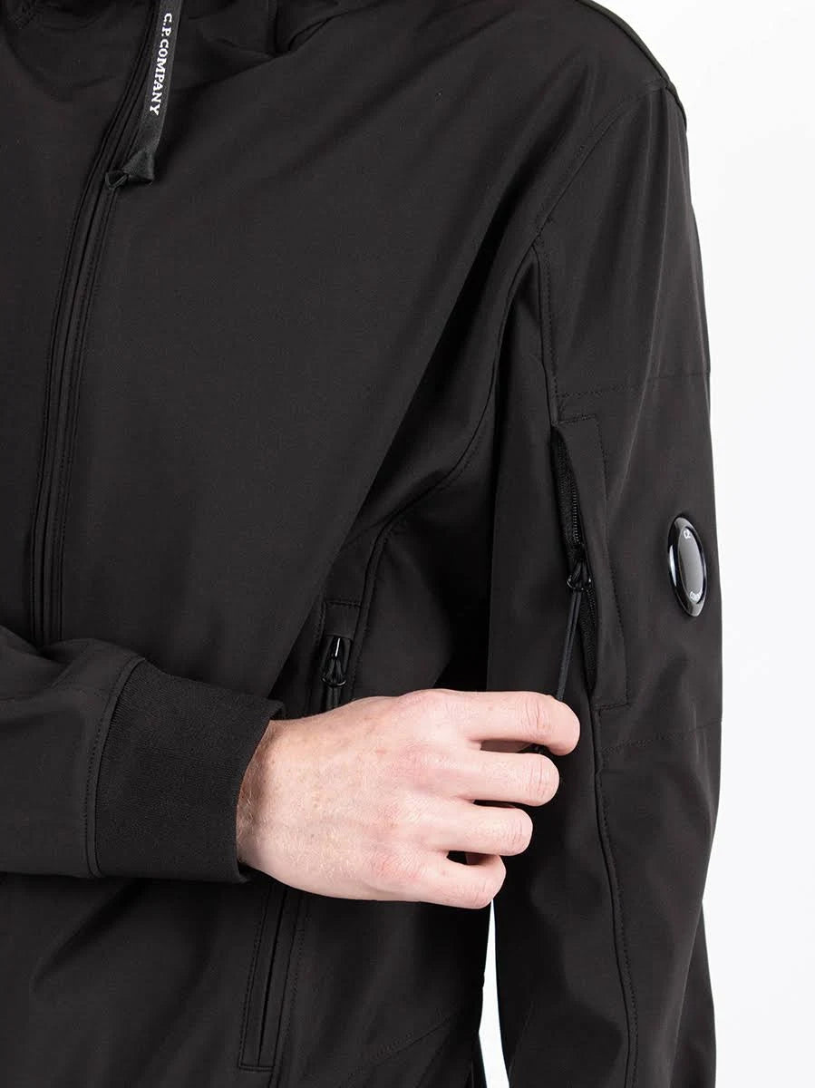 Black Technical Hooded Jacket D30227