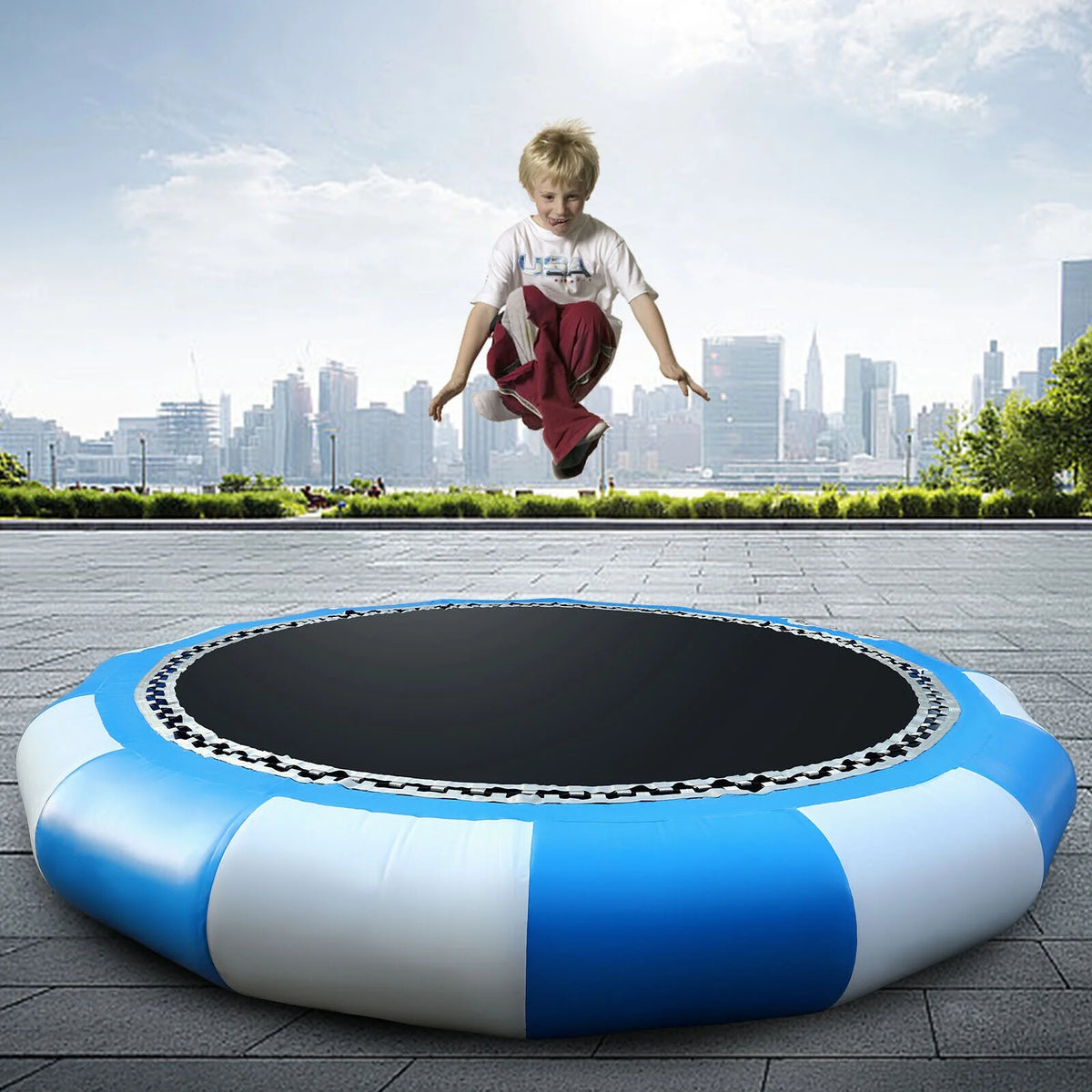 17Ft Inflatable Water Trampoline Water Toy N984871