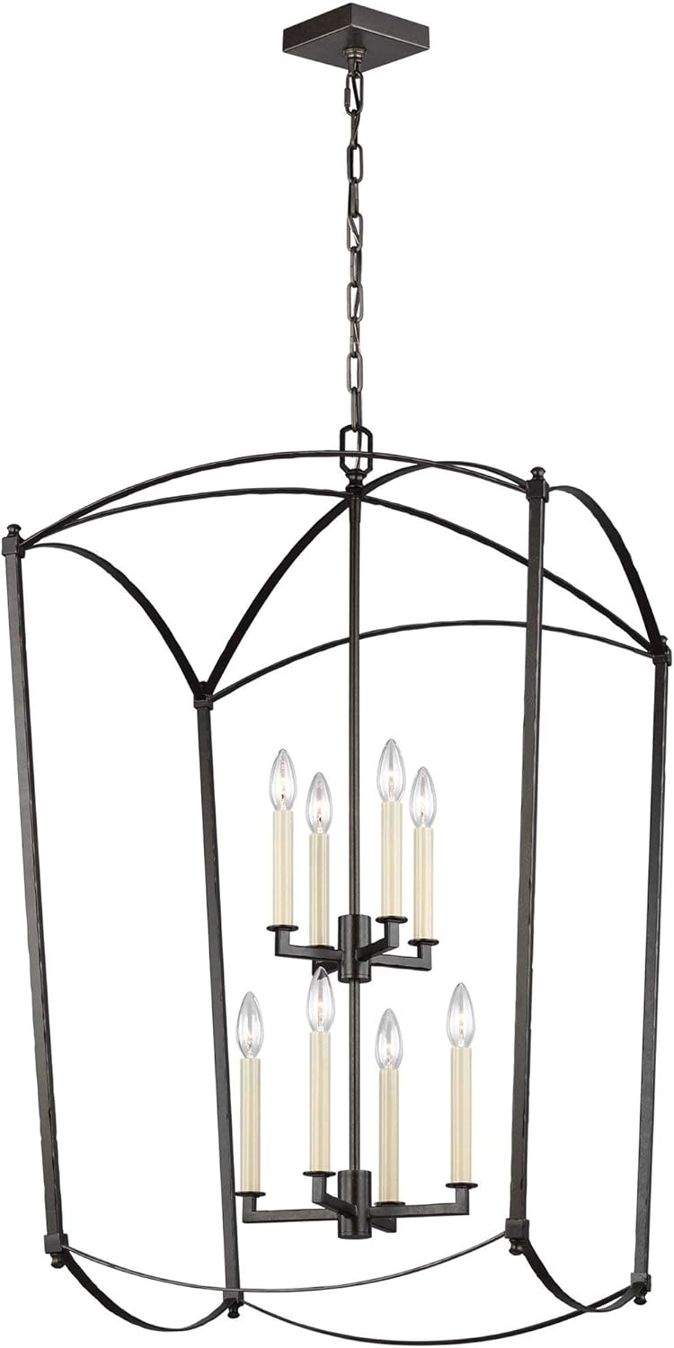 Polished Nickel 4-Light Candle Chandelier J459121