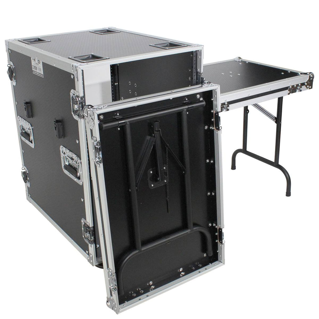 16U Rack Mount ATA Flight Case with Casters N647713