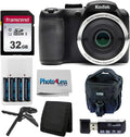 16MP Digital Camera (Black) with Camera Case, 32GB SD Memory Card, Rechargeable Batteries & Charger, USB Card Reader, Table Tripod T5290