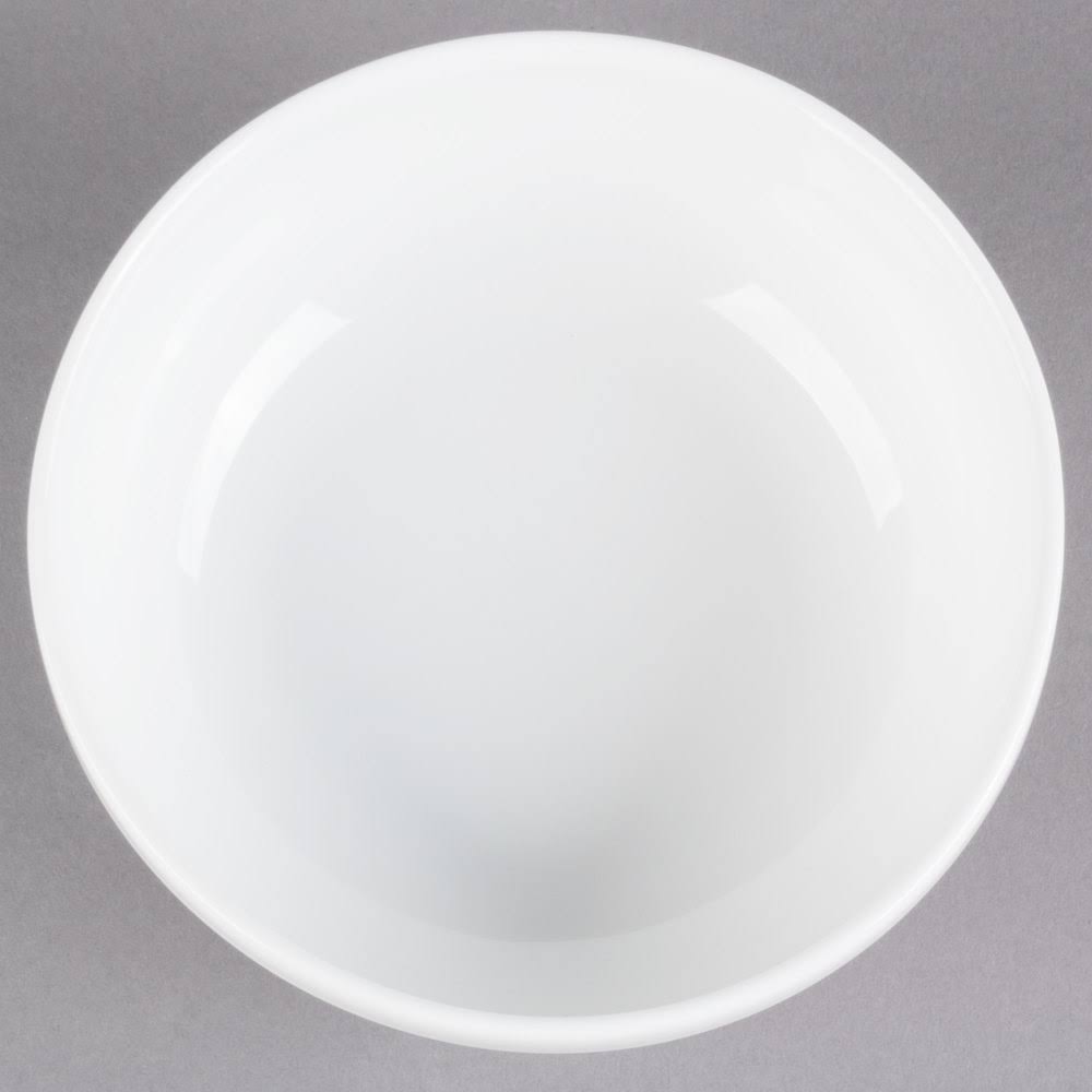 19.5 oz. Alpine White Porcelain Nappie Bowl Z3157