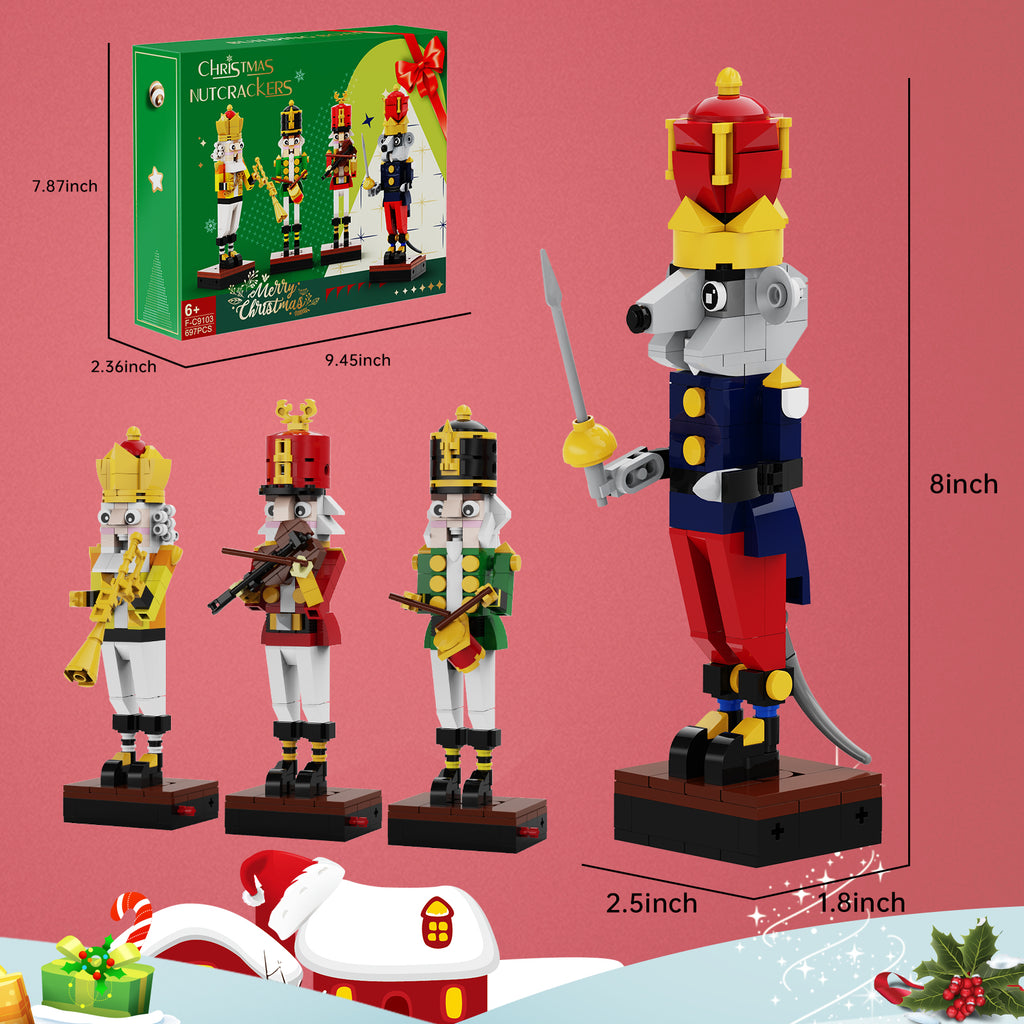 697 Pcs Christmas Building Kit K97529