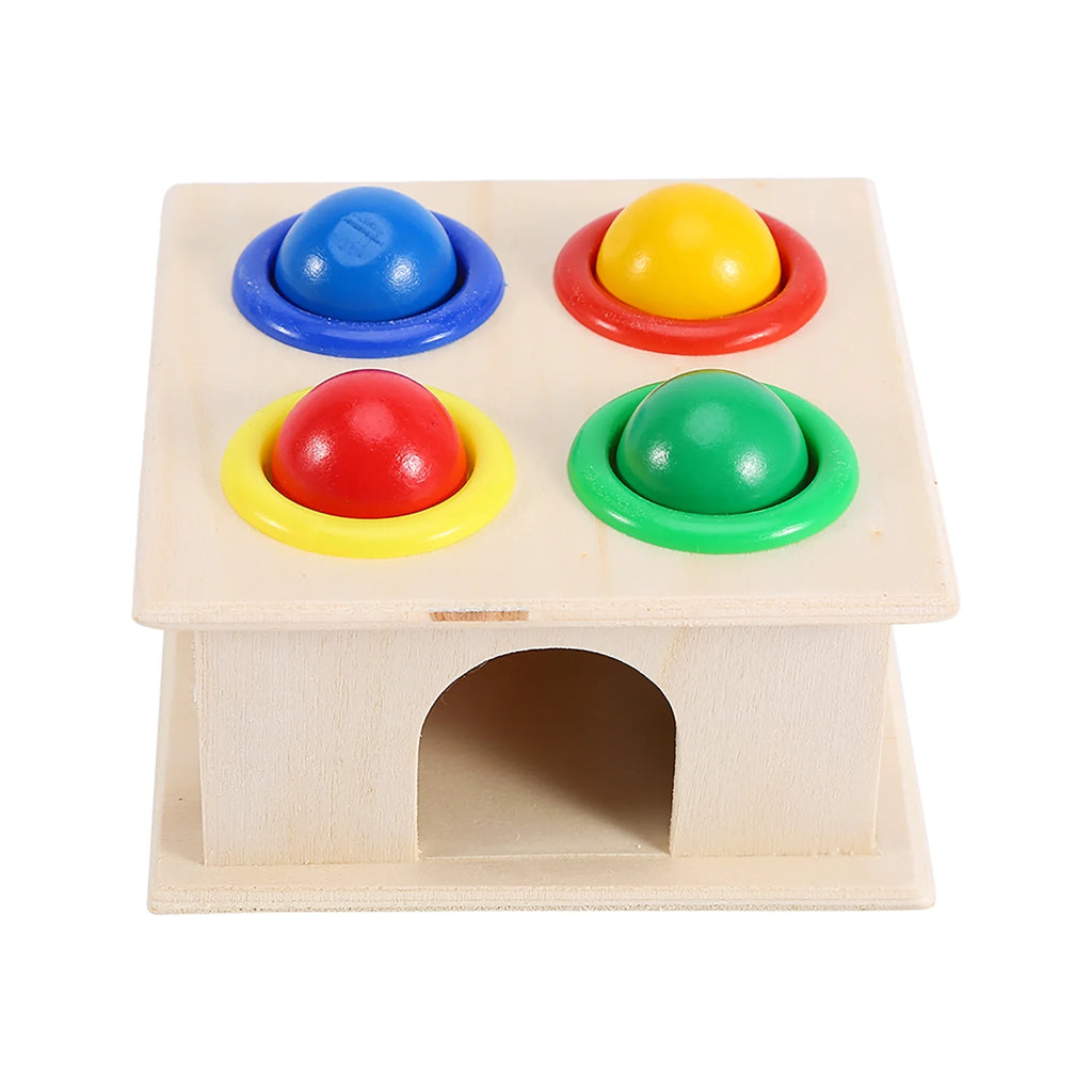 Wooden Toy Pounding Bench Hammer Box Toy X301212