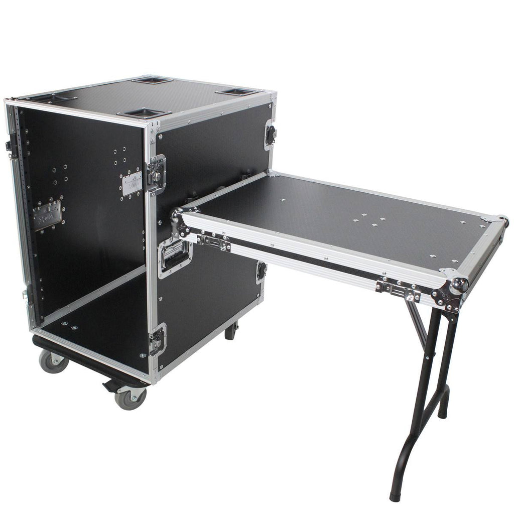 16U Rack Mount ATA Flight Case with Casters N647713