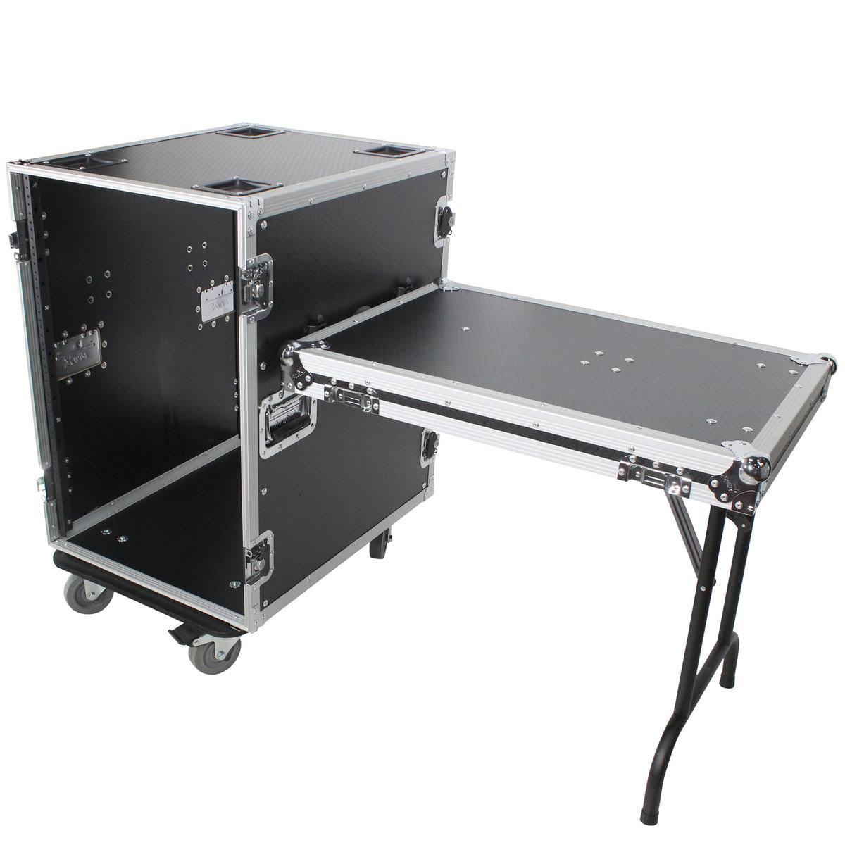 16U Rack Mount ATA Flight Case with Casters N647713