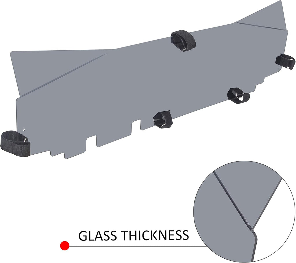 Tinted Polycarbonate Rear Windshield Window Panel for Can Am Maverick X3 F7948